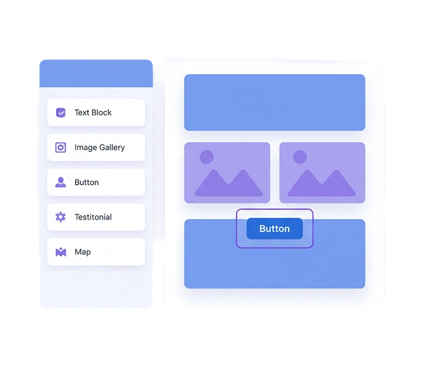 Drag and drop builder live demo