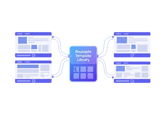 Multi page website navigation builder