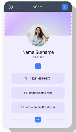ME-Page website on mobile