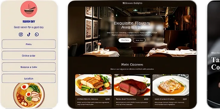 Restaurant templates