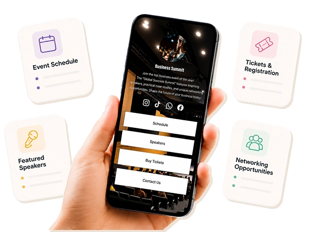 event website template